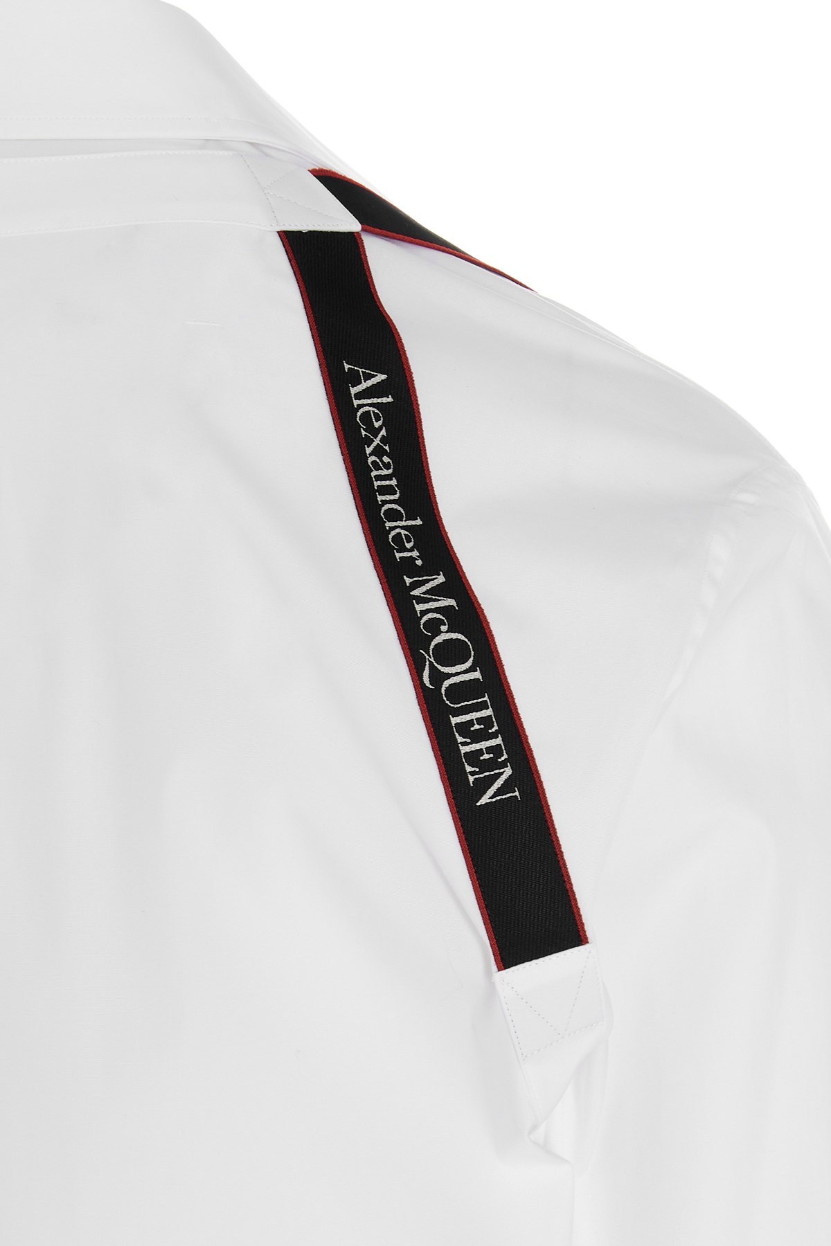 Alexander Mcqueen Signature Harness Shirt In Black