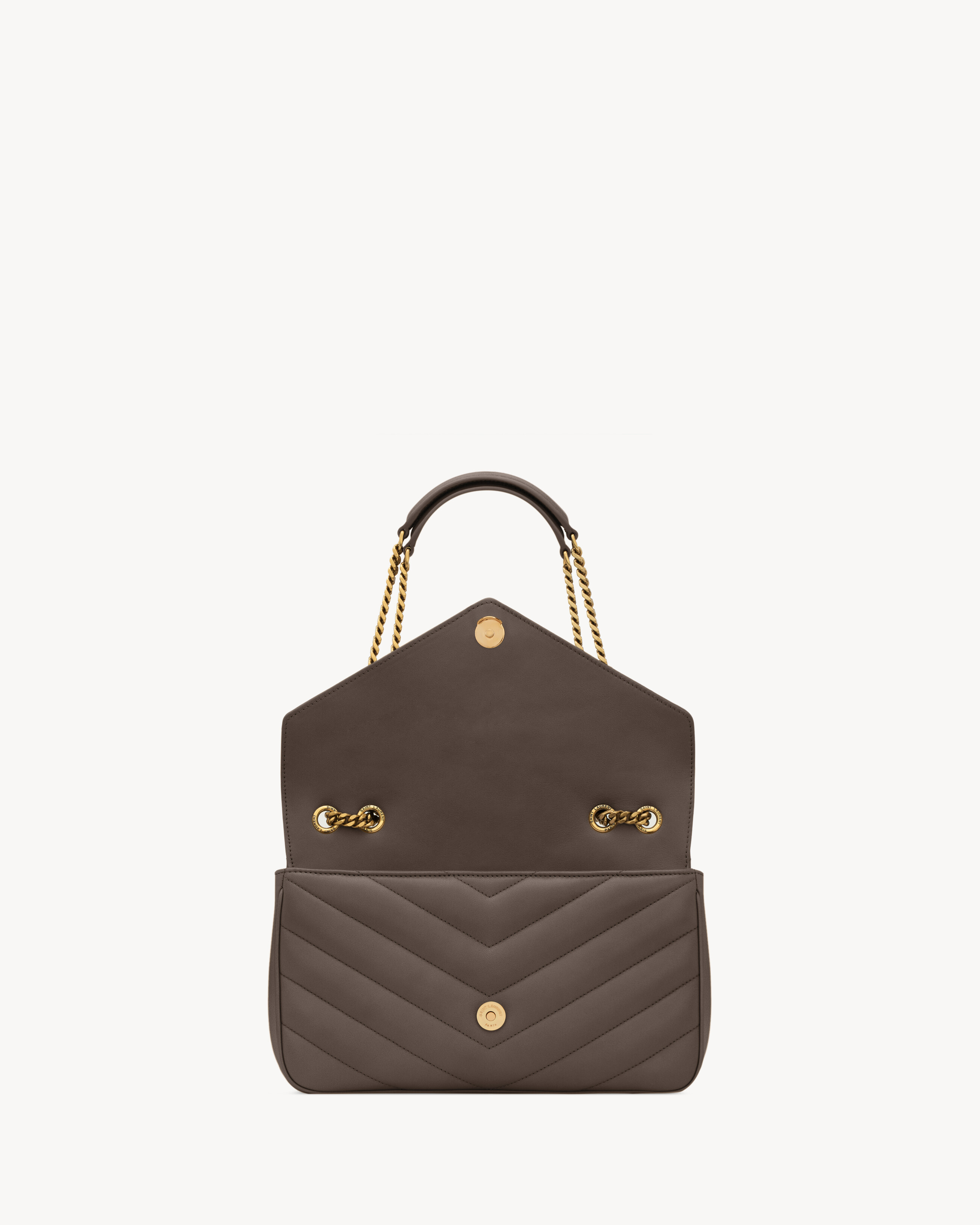 Saint Laurent Loulou Medium In Matelassé Lambskin