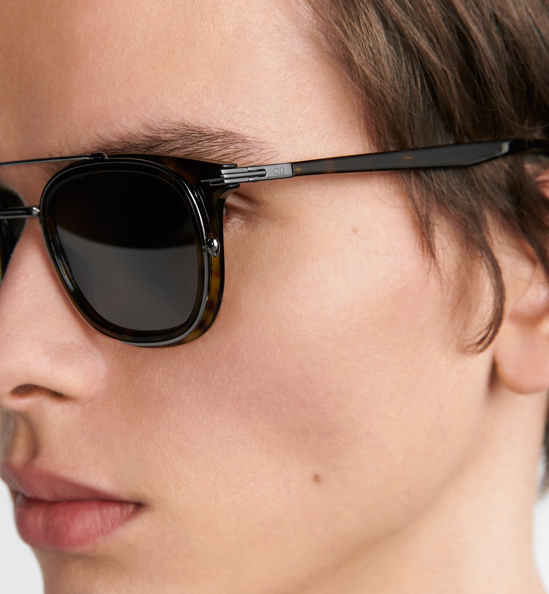Dior Blacksuit S14i Logo Sunglasses In Gray