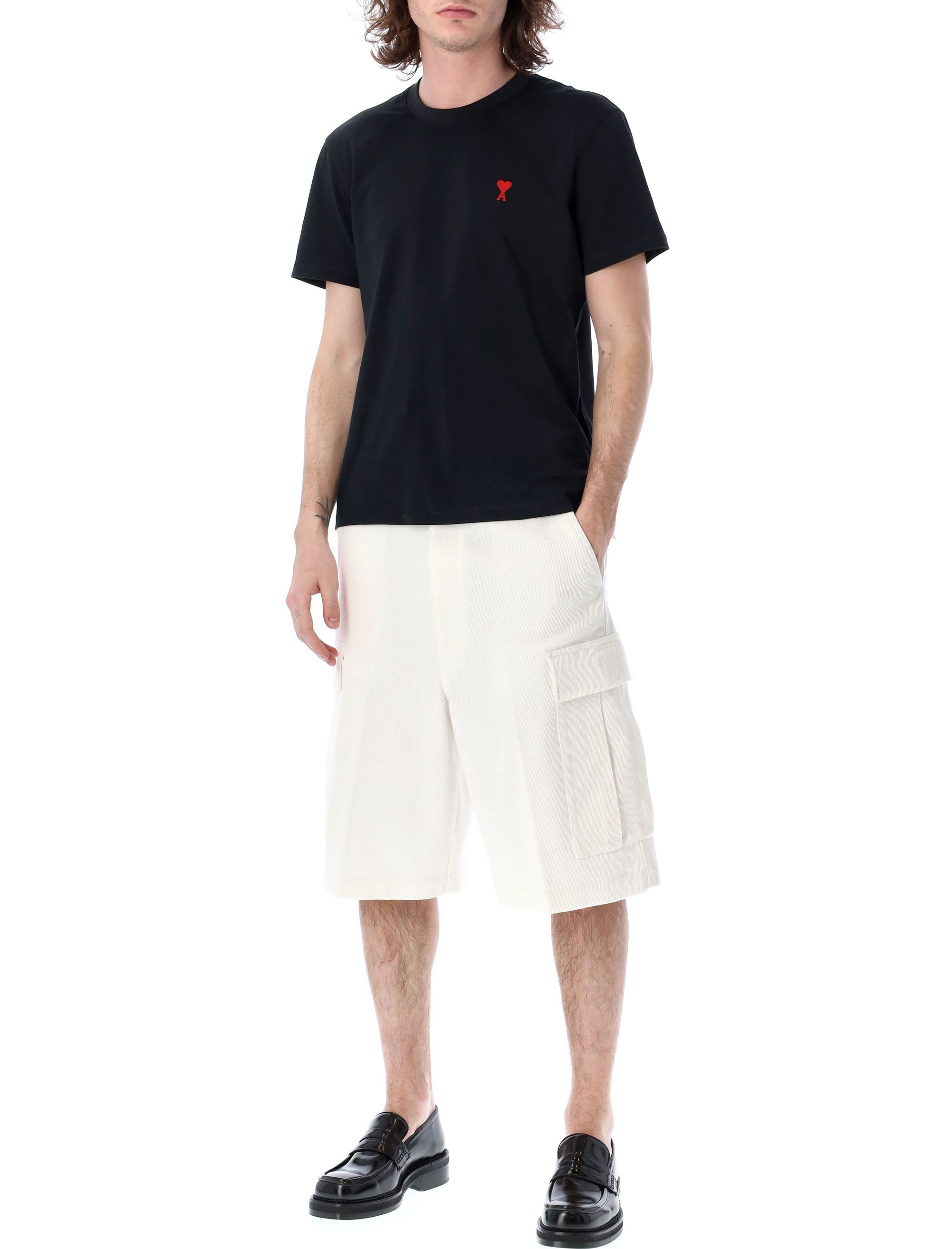 AMI ALEXANDRE MATTIUSSI STRAIGHT-LEG CARGO SHORTS