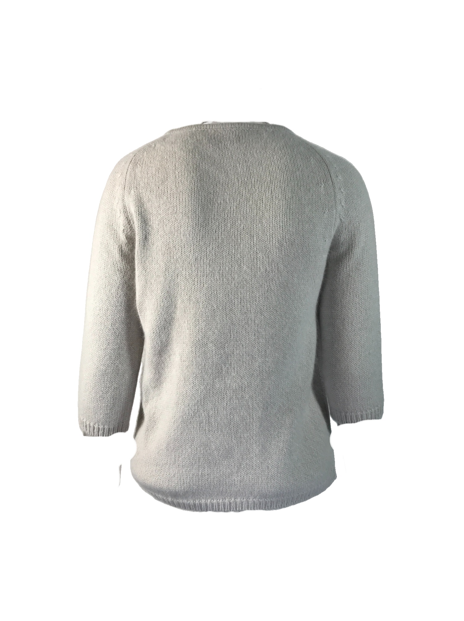 Max Mara Long-sleeved Sweater In Gray