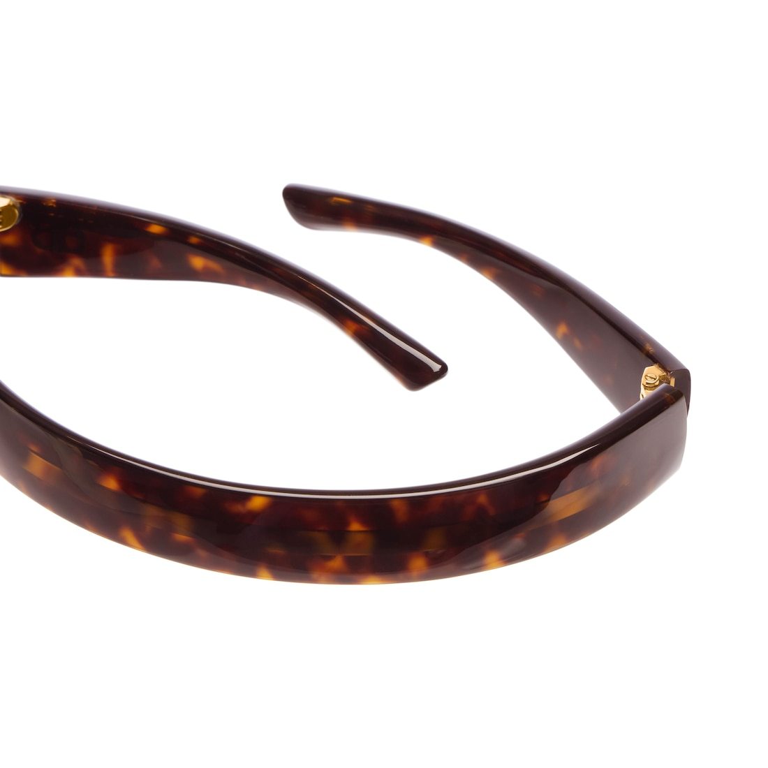 Balenciaga Country Club Side Bb Headband In Havana In Havana Color