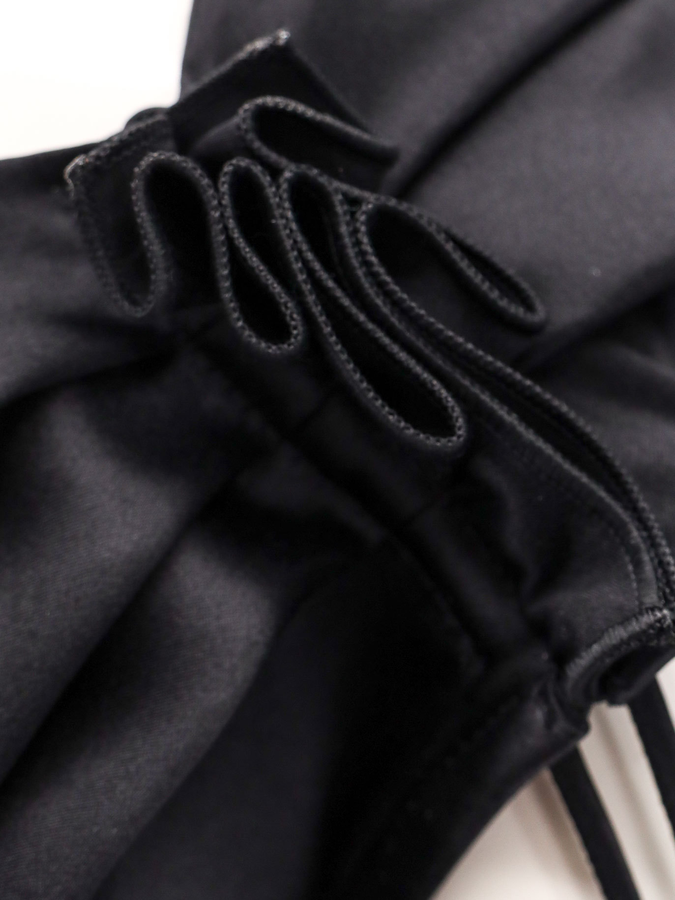 Max Mara Asymmetrical Satin Draped Evening Dress In Black