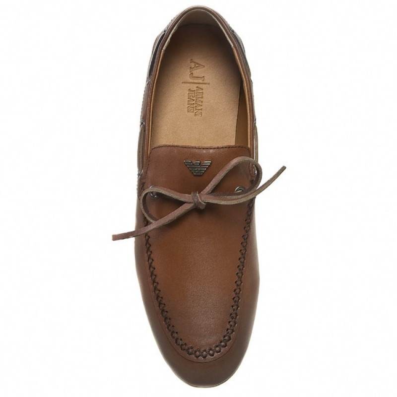 ARMANI JEANS LOGO DETAILS BUSINESS CASUAL SHOES