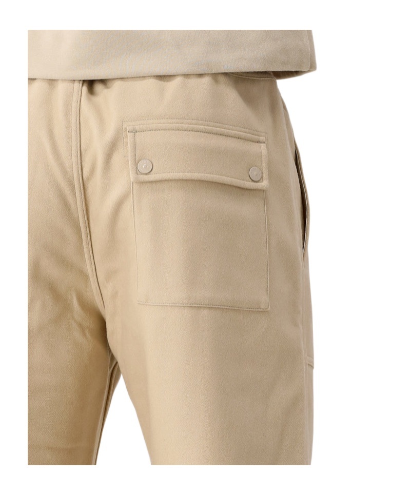 Stone Island Elastic Waistband Casual Pants In Nude
