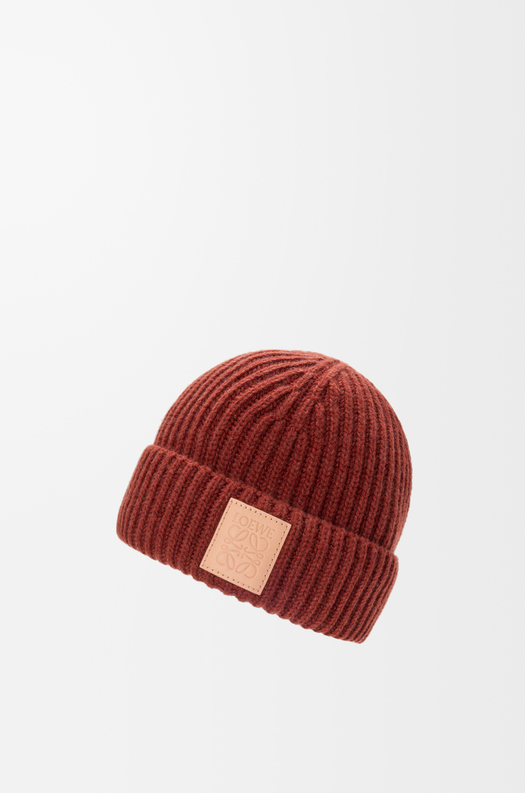 Loewe Beanie In Cashmere In Brown