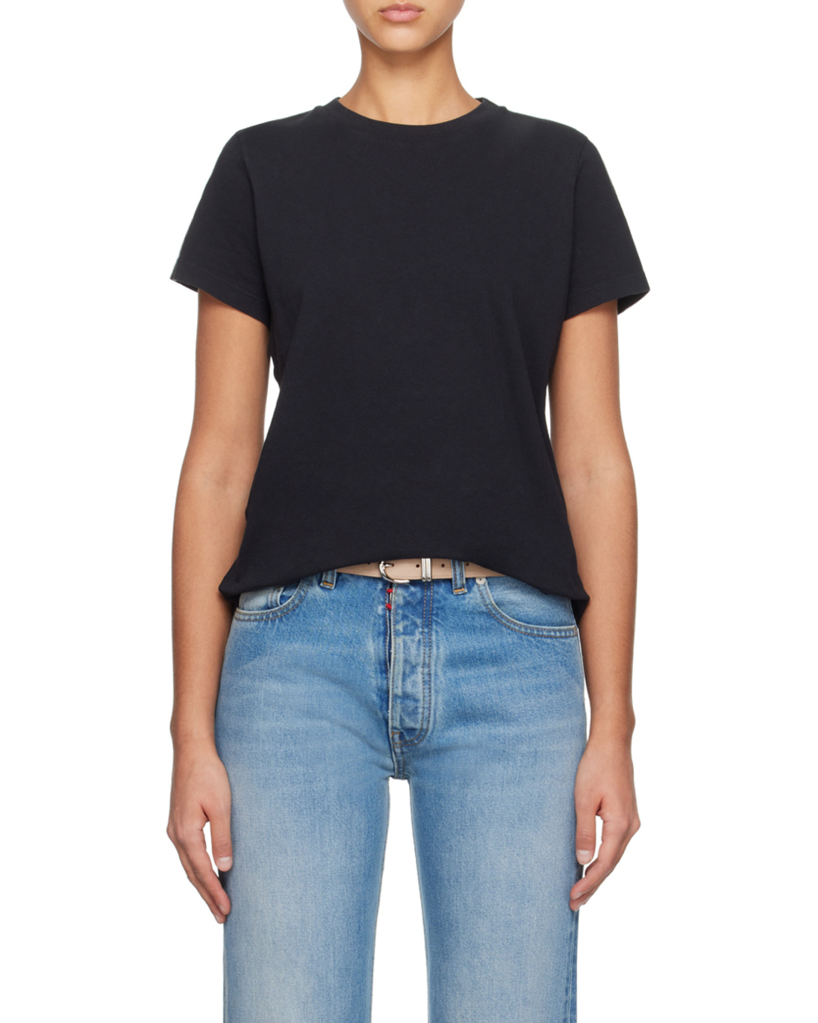 Khaite The Emmylou Crewneck T-shirt In Black