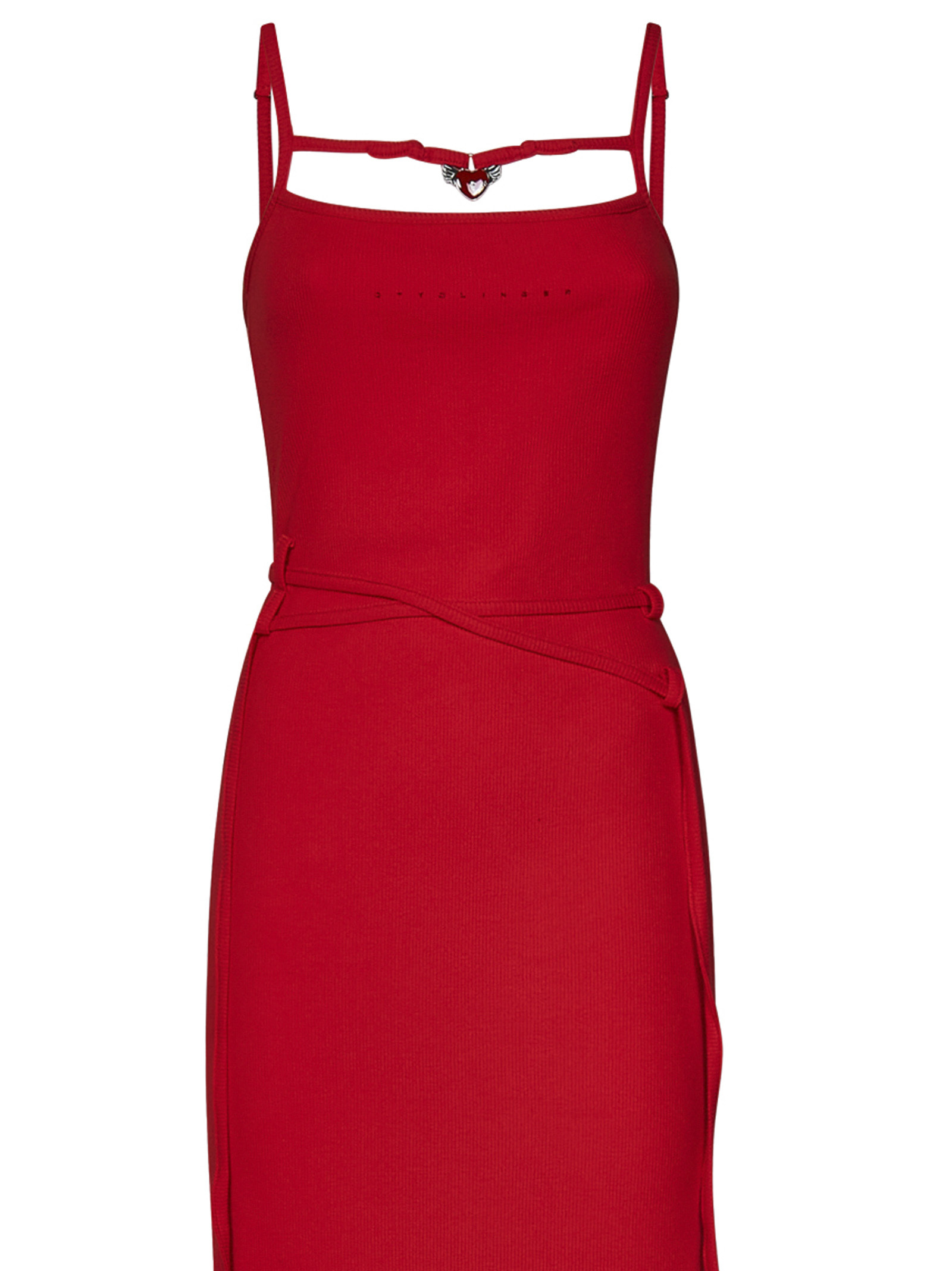Ottolinger Charmed Long Dress In Red