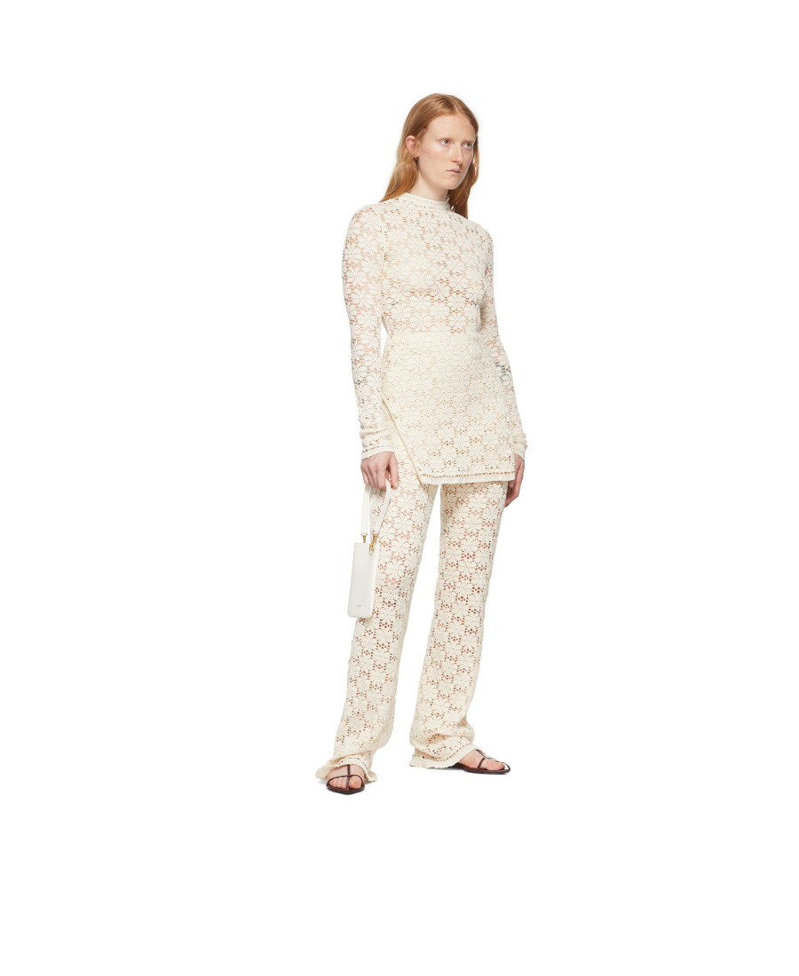Jil Sander Rectangular-shaped Neck Phone Holder In White