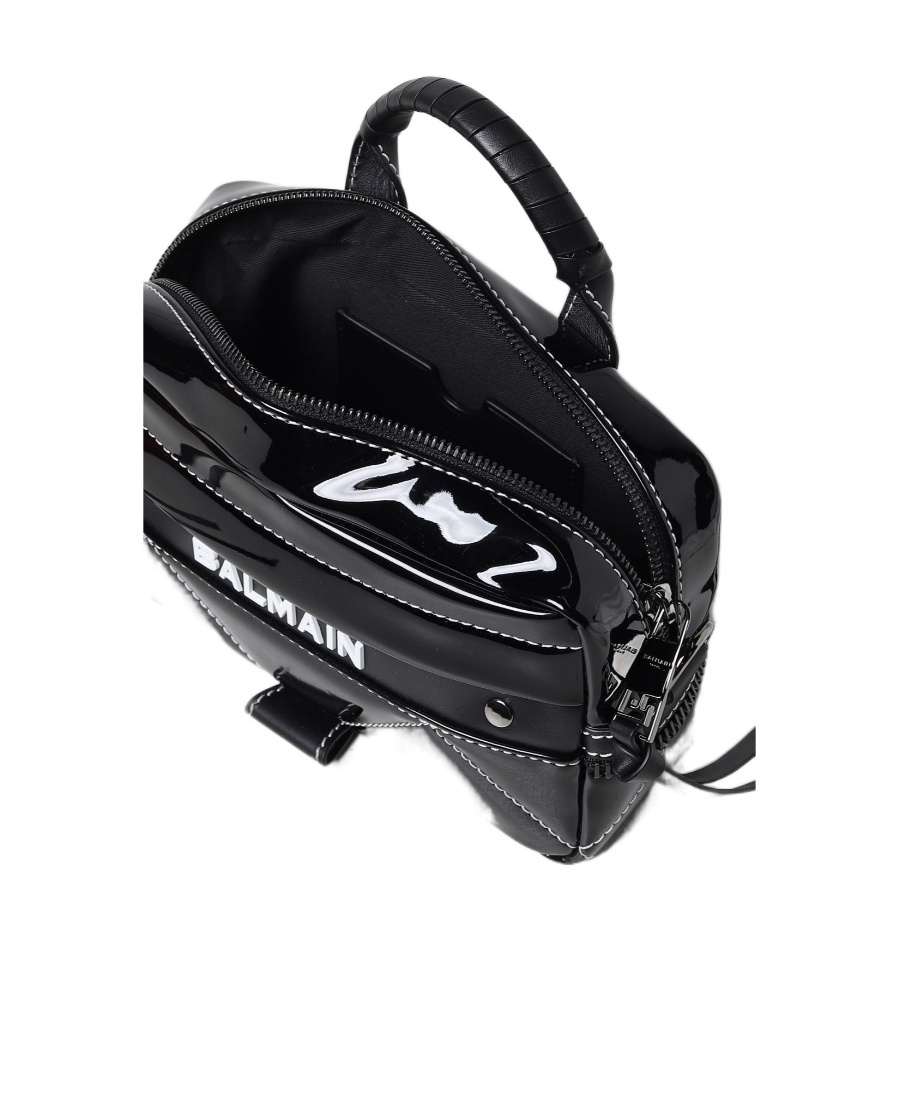 Balmain Logo-print Tote Bag In Black