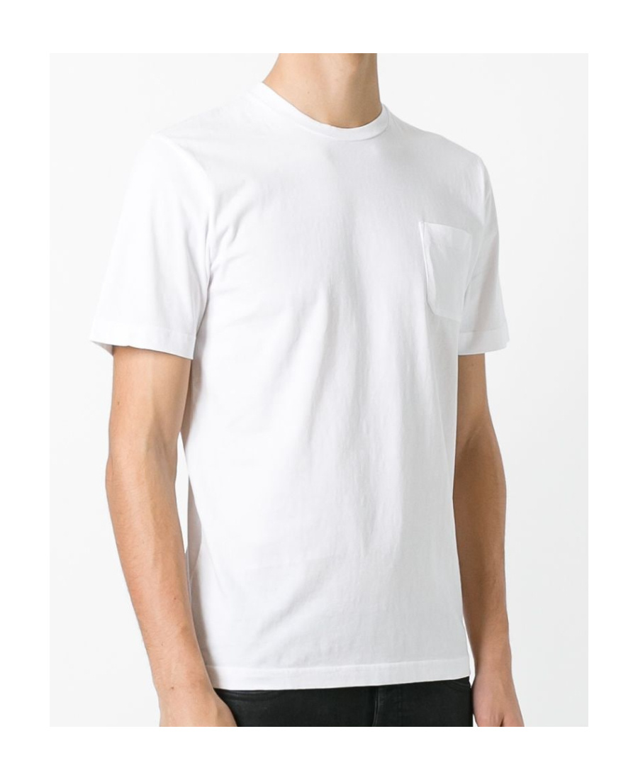 Shop Aspesi Plain Cotton T-shirt In White