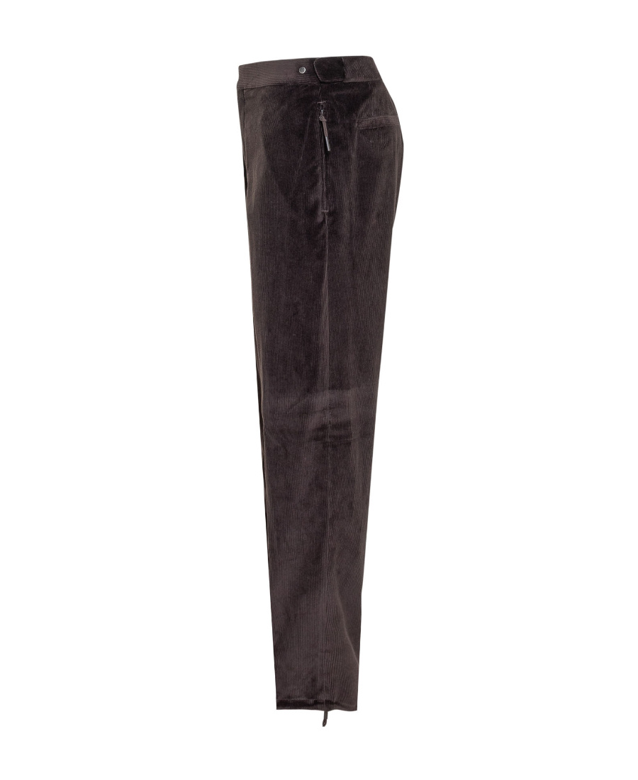 Shop Zegna Cashco Trousers In Black