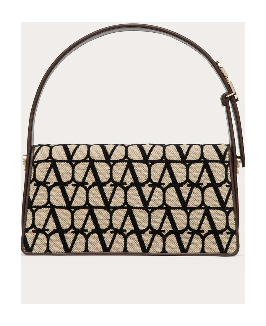 VALENTINO GARAVANI VALENTINO LE GRAND DEUXIÈME LOGO PLAQUE SHOULDER BAG