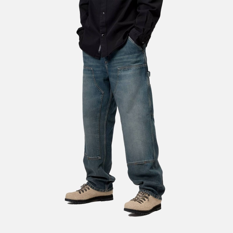 Carhartt Belt-loop Casual Pants In Gray
