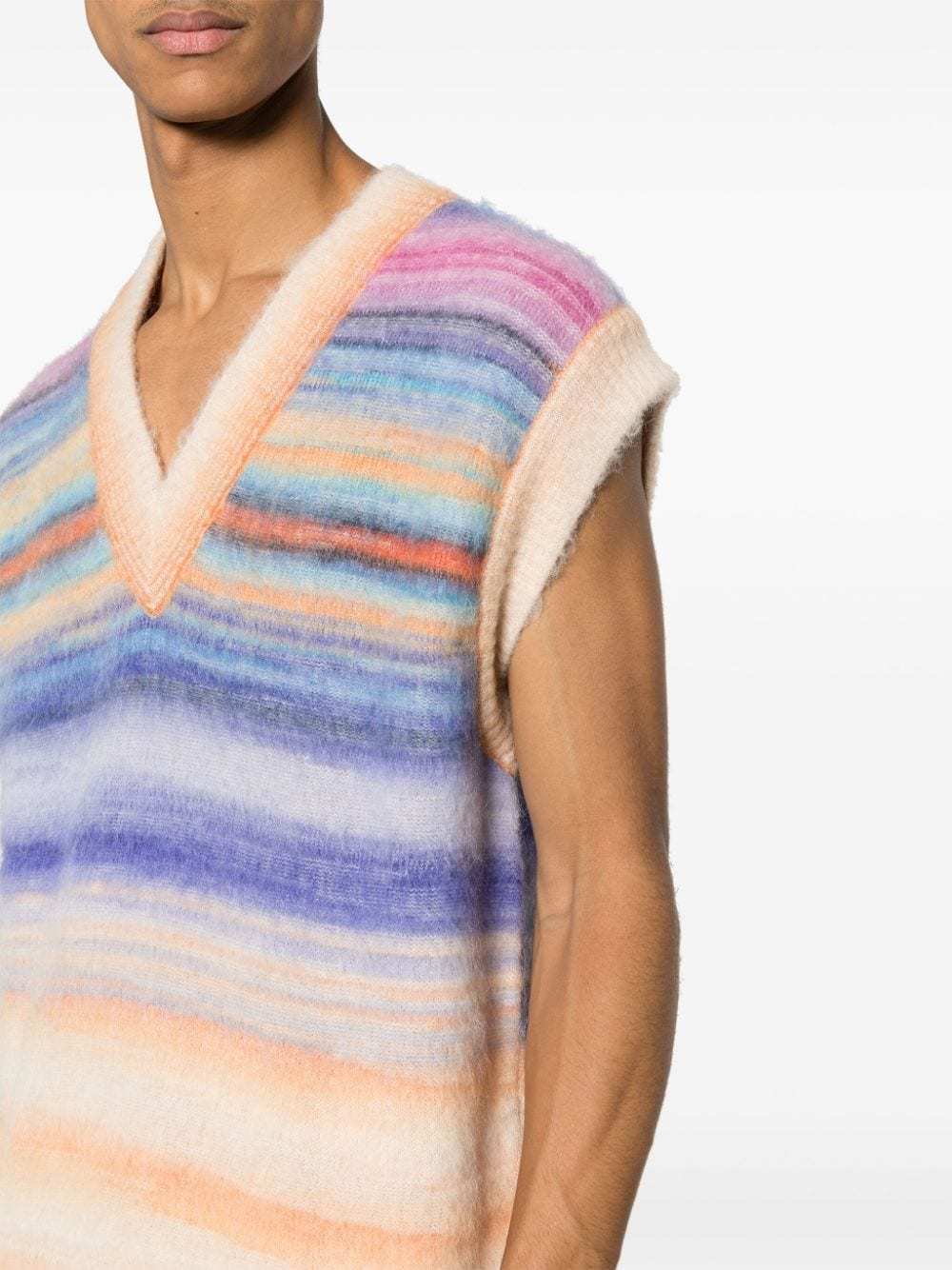 Missoni Knitted Vest In Neutral