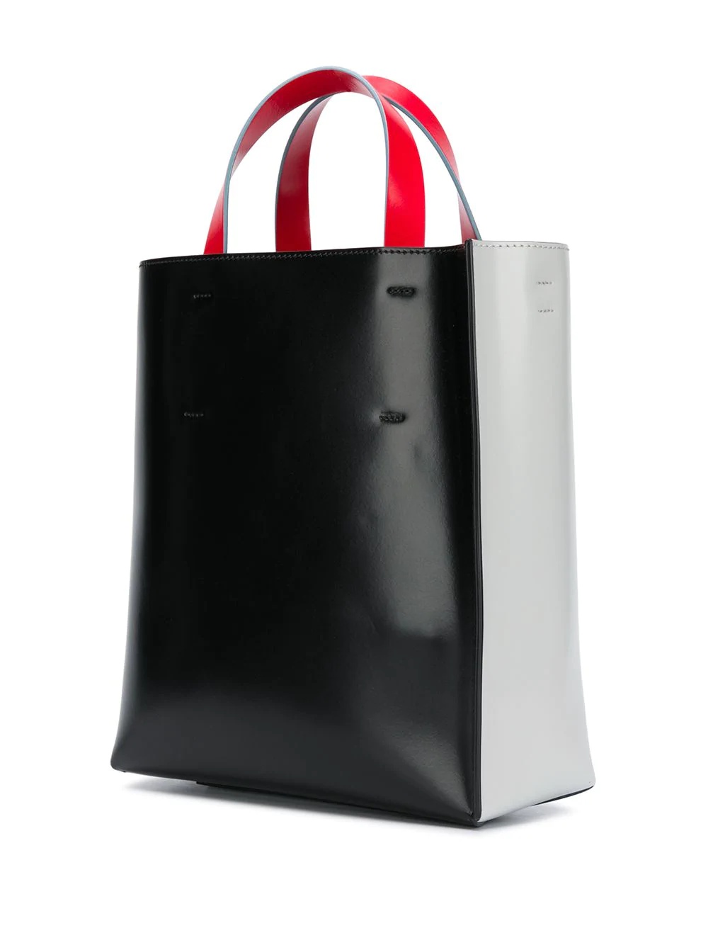 Marni Museo Colour-block Tote Bag In White