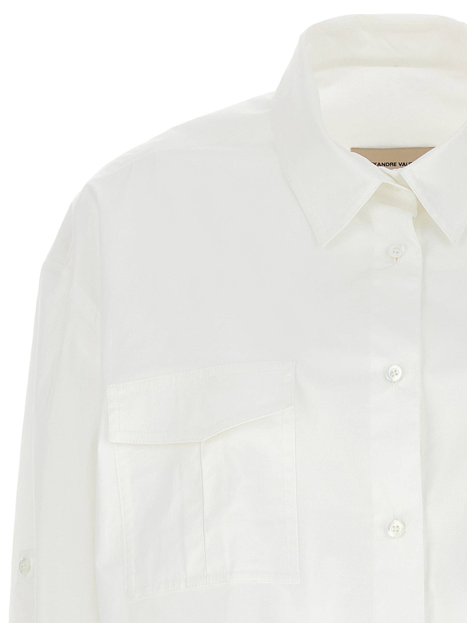 Alexandre Vauthier White Pocket Shirt In White