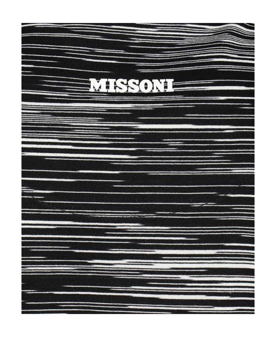 Missoni Man T-shirt Midnight Blue Size Xxl Cotton In Black