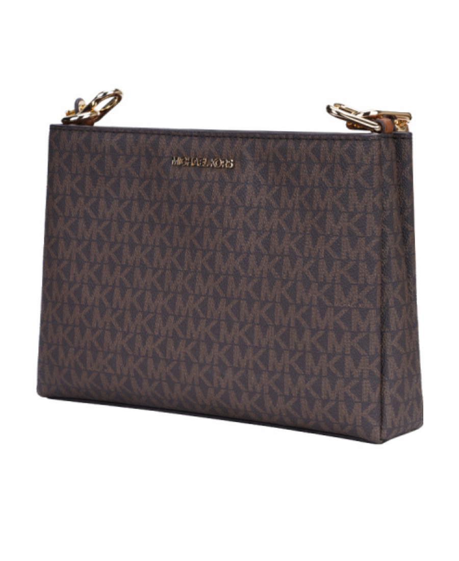 Michael Kors Trisha Medium Satchel Bag In Black