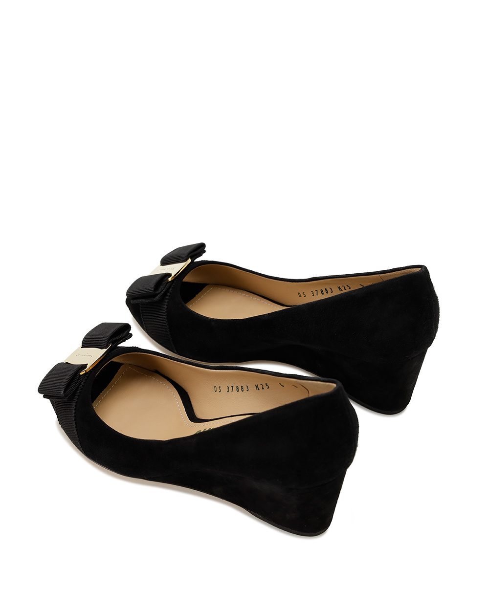 Ferragamo Bow High Heels In Black