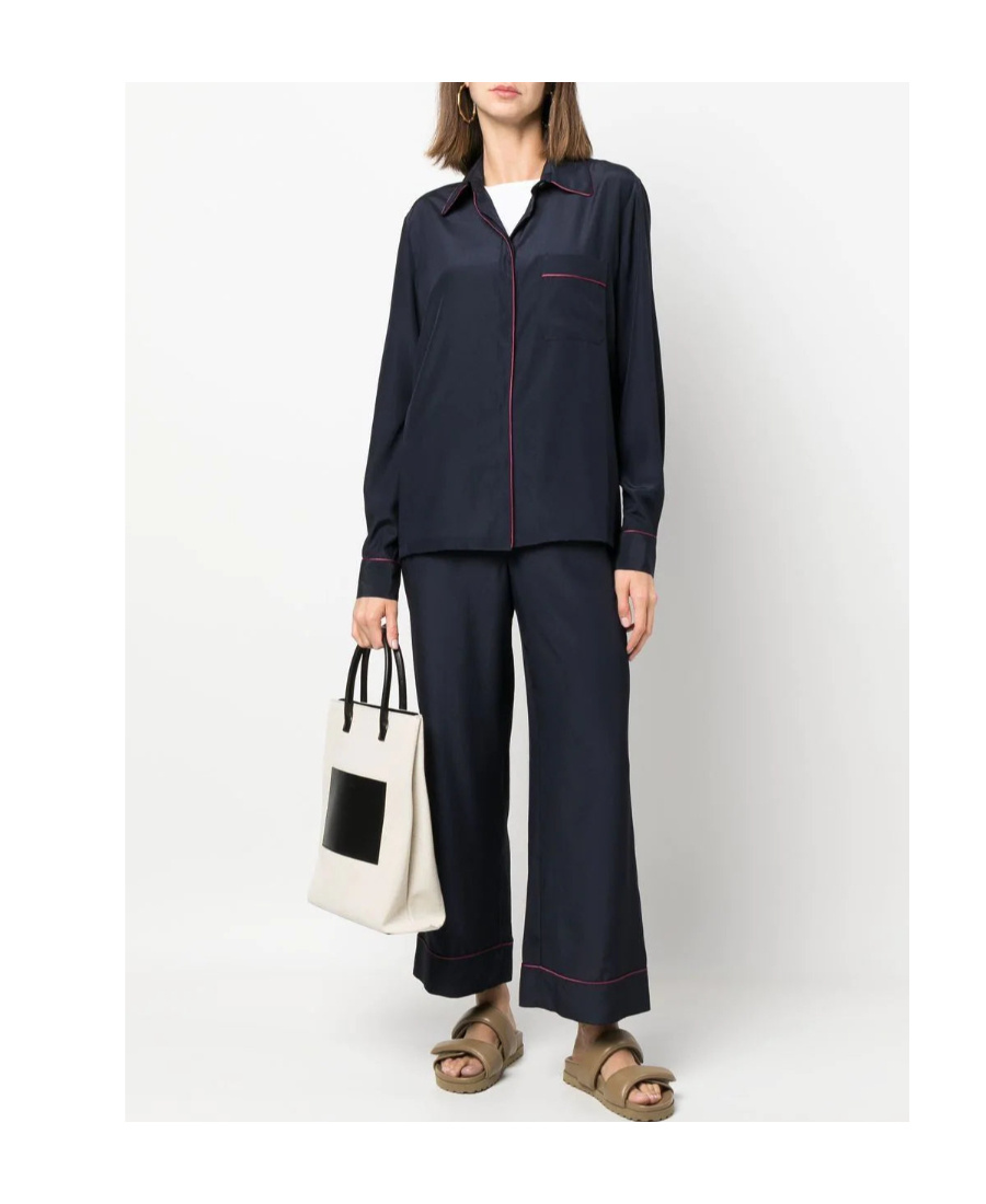 P.a.r.o.s.h Parosh Straight-leg Cropped Trousers In Black