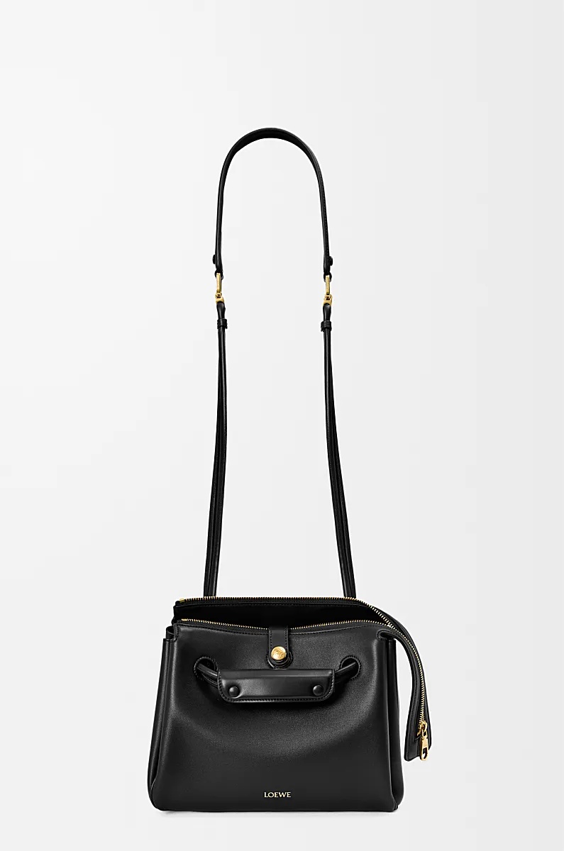 Loewe Small Madrid Bag In Supple Calfskin In Black