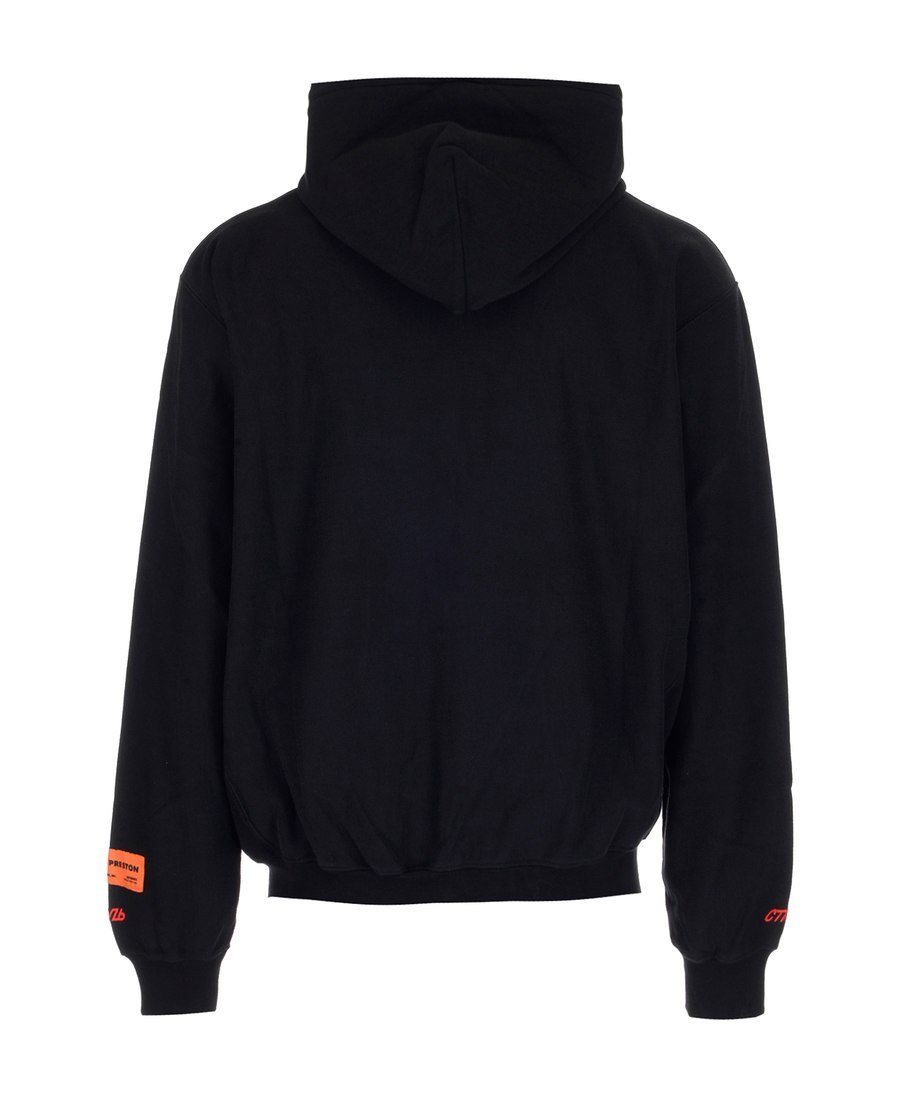 Heron Preston Hoded Zipper Casual Jacket In Black