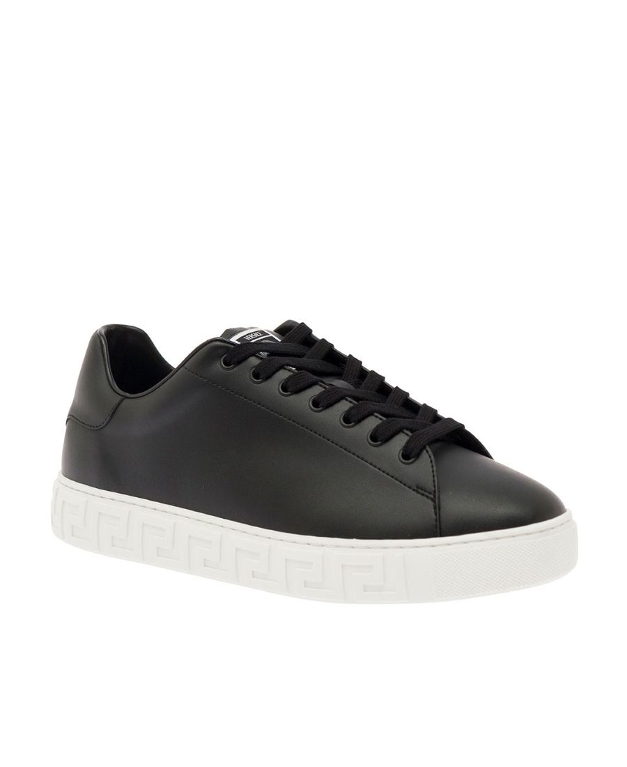 Versace Greek Sneaker In Black