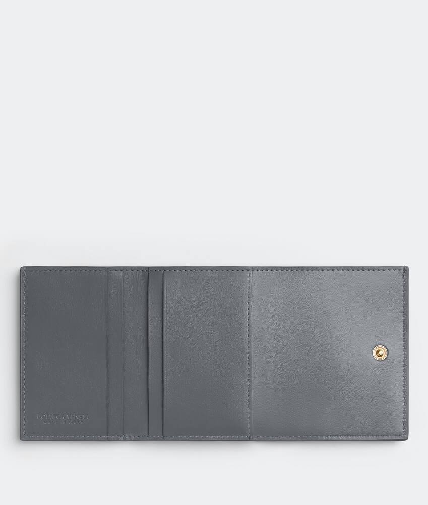 Bottega Veneta Trifold Wallet In Gray