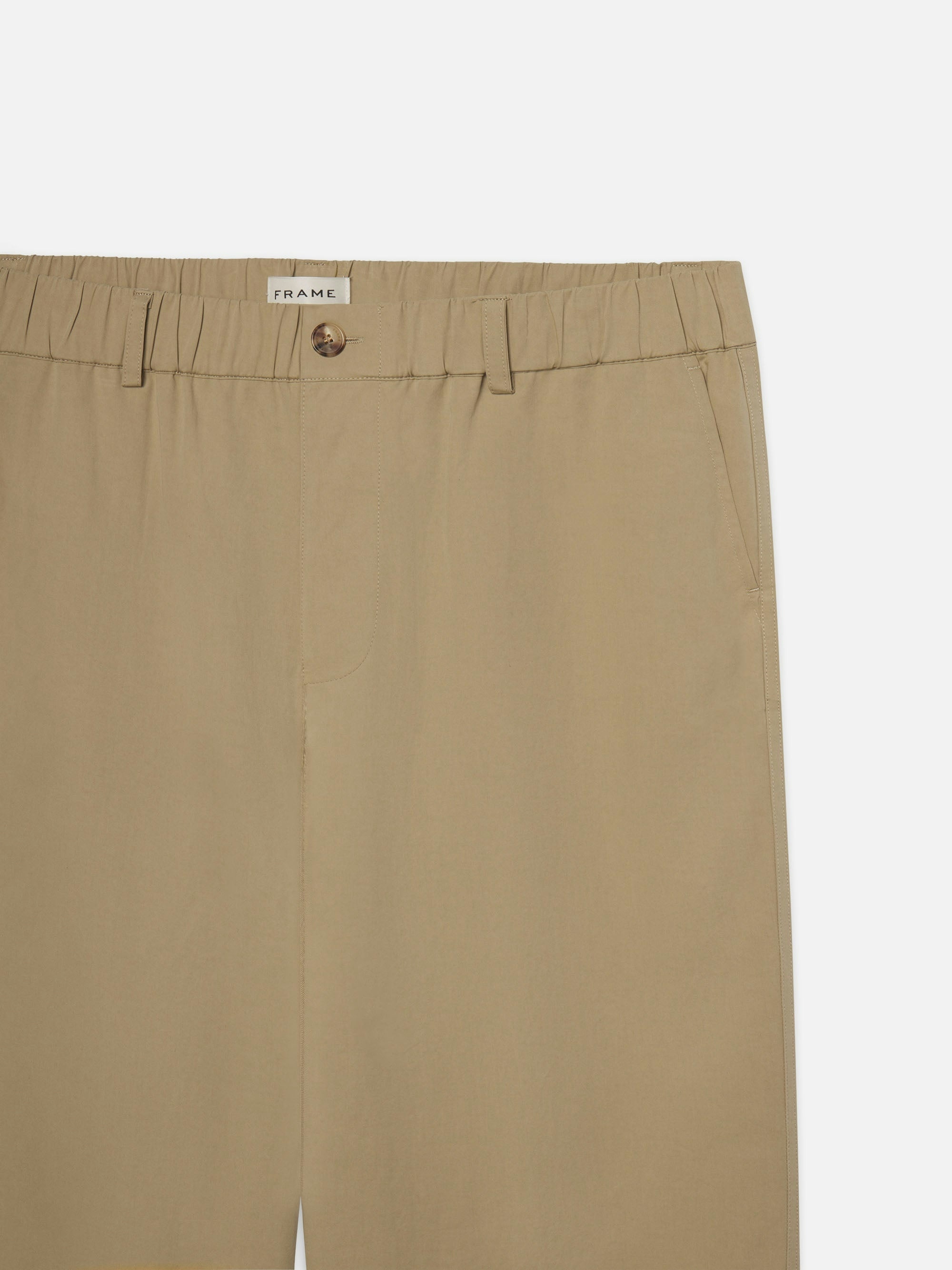 Frame Casual Pants With Belt Loops In Brown