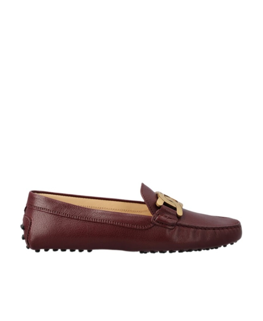 TOD'S TOD'S KATE GOMMINO LOGO PLAQUE LOAFERS 