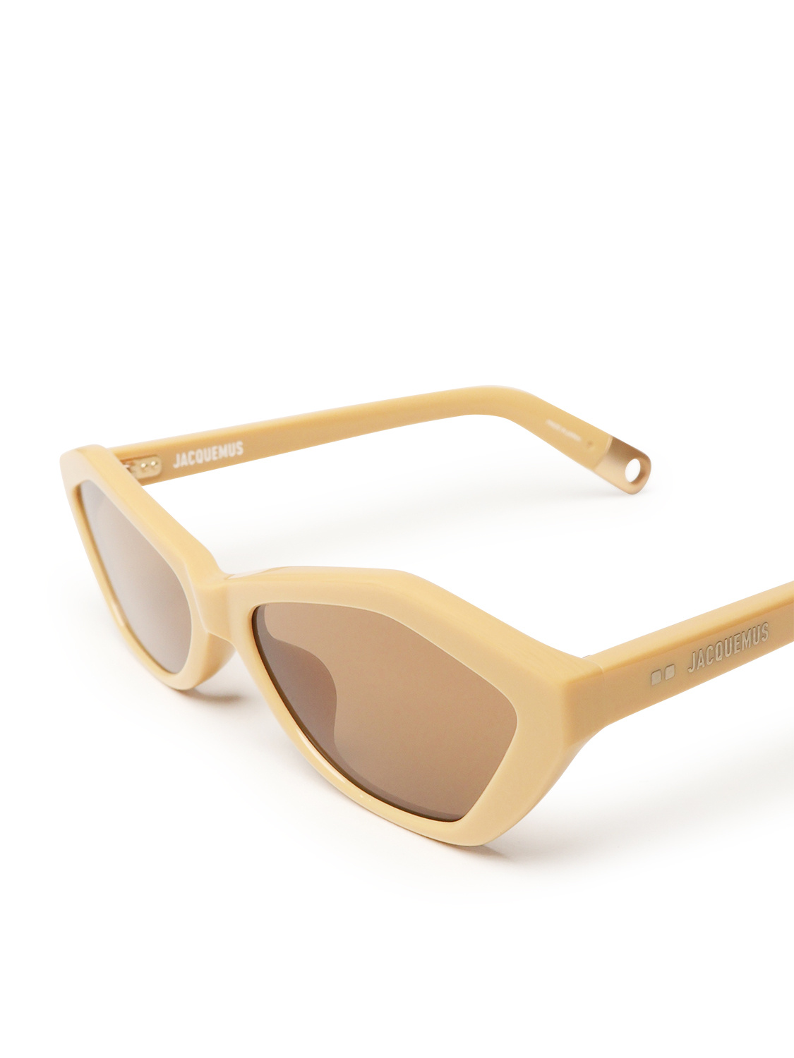 Jacquemus Full Frame Sunglasses In Nude
