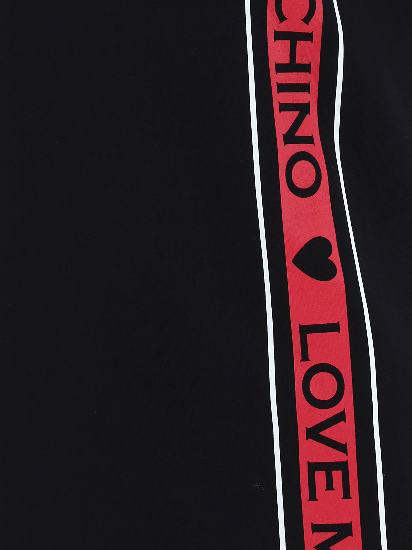 Moschino Logo-detail Short-sleeved T-shirt In Black