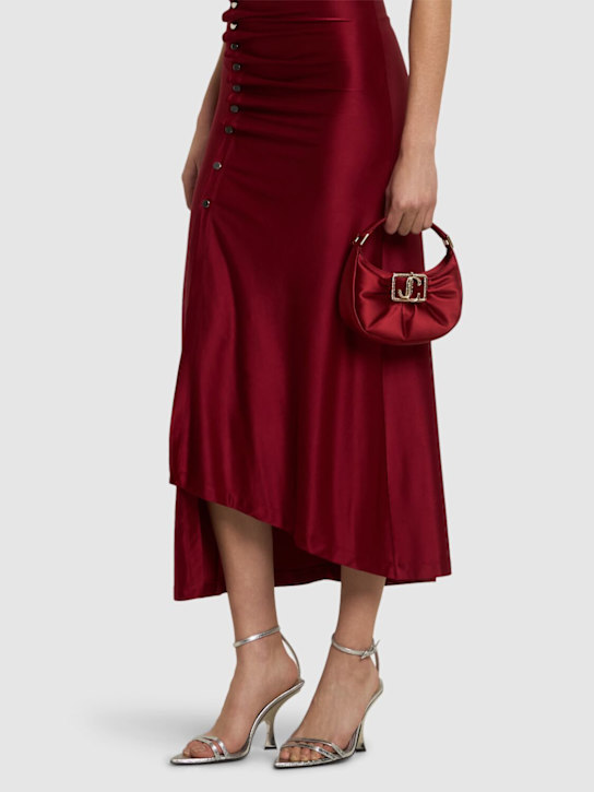 Shop Jimmy Choo Mini Edie Satin Hobo Bag
