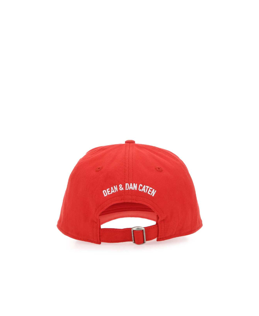 Shop Dsquared2 Icon Logo-detail Cap In Red