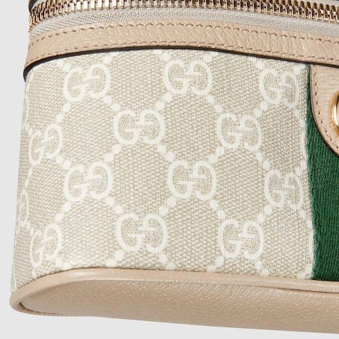 Gucci Ophidia Series Super Mini Shoulder Backpack In Nude