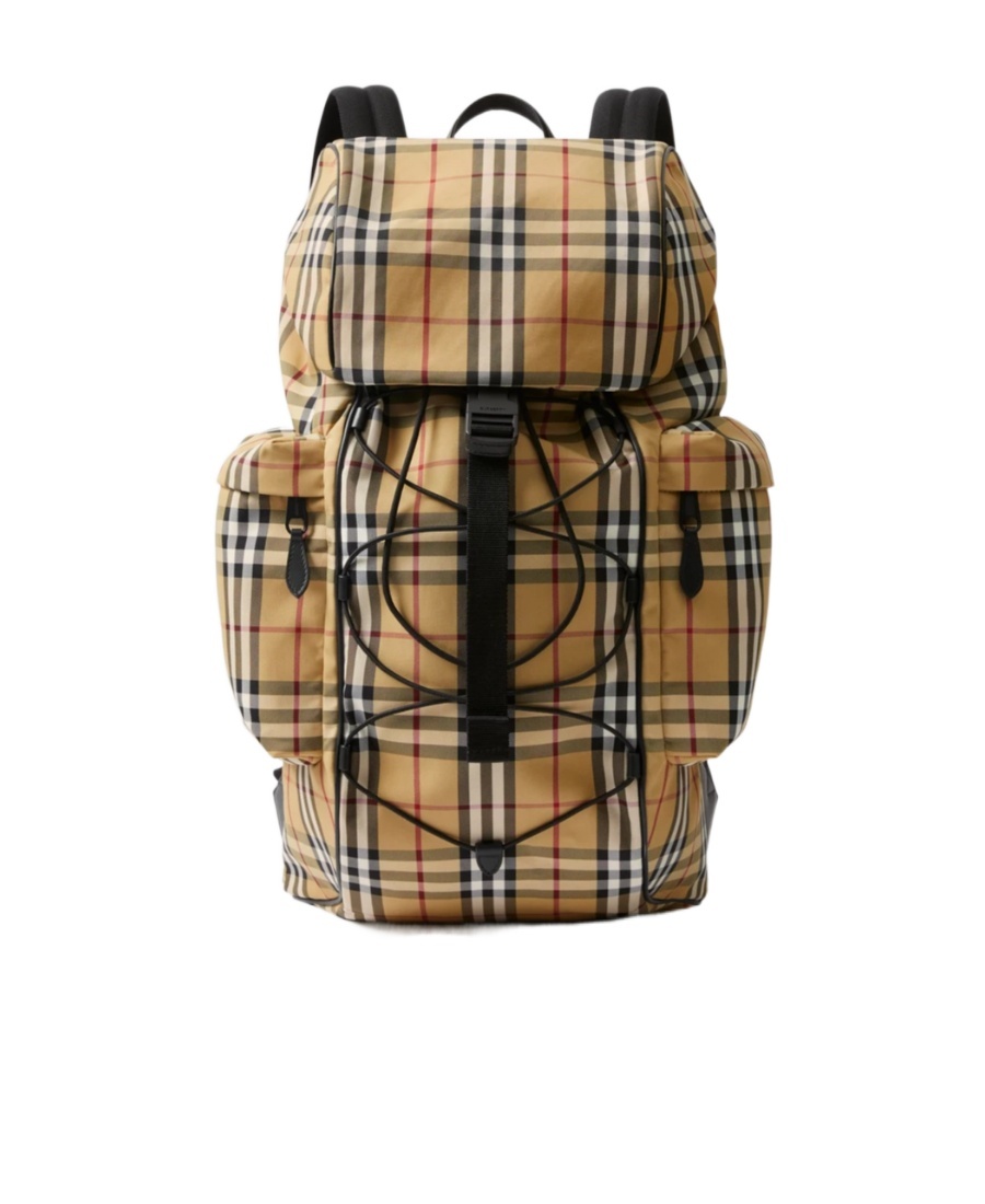 BURBERRY BURBERRY MURRAY ARCHIVE CHECK DRAWSTRING FASTEN BACKPACK