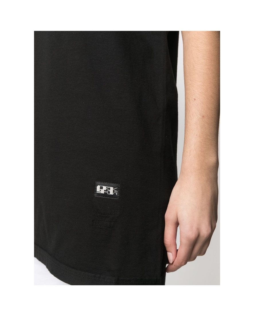 Rick Owens Drkshdw Logo Short-sleeved T-shirt In Black