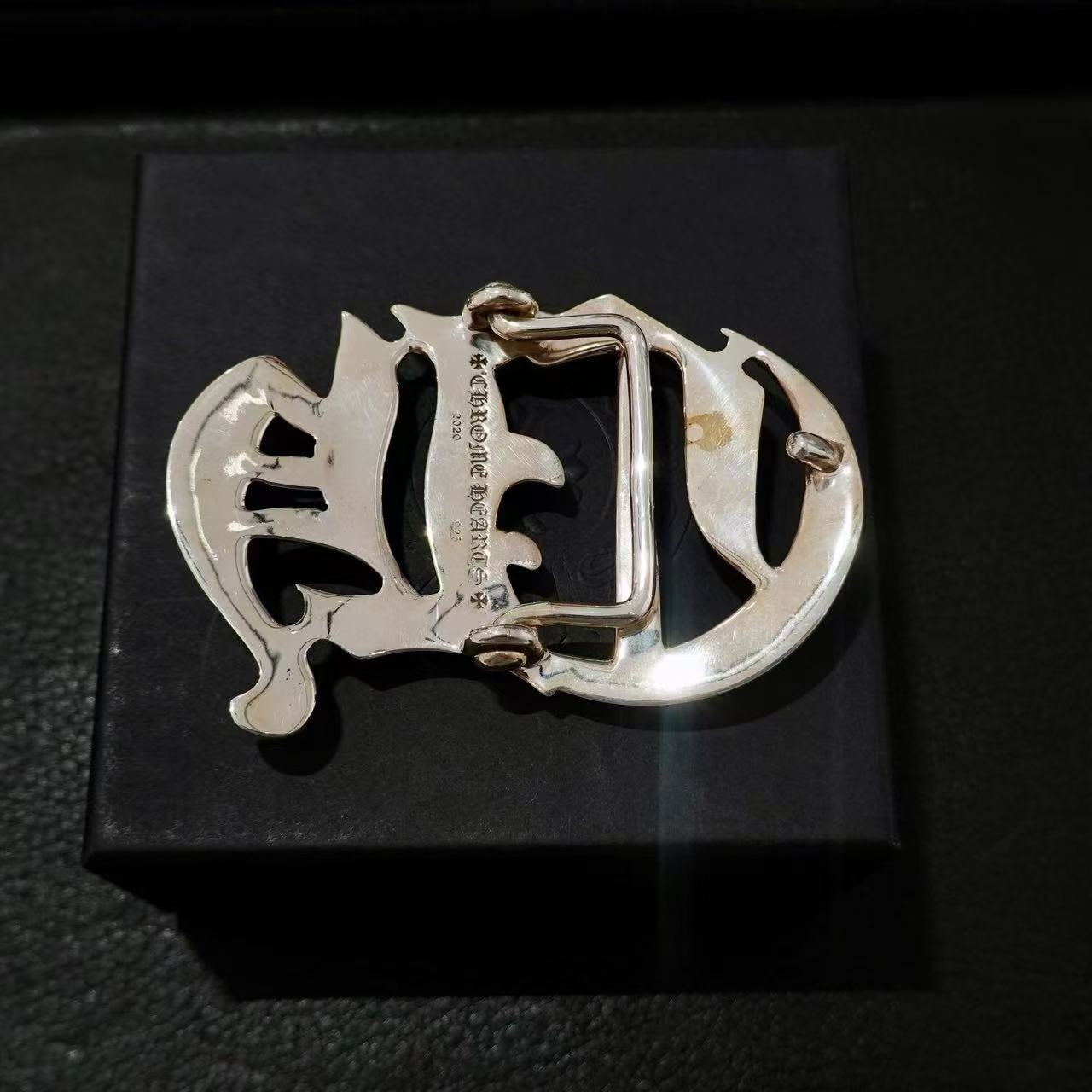 Chrome Hearts Irregular Belt Buckle In Black