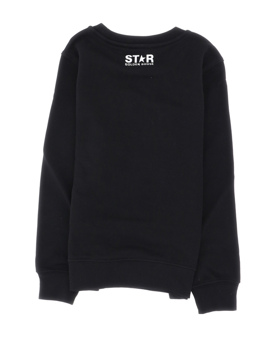 Golden Goose Star-print Crew-neck Sweatshirt In White