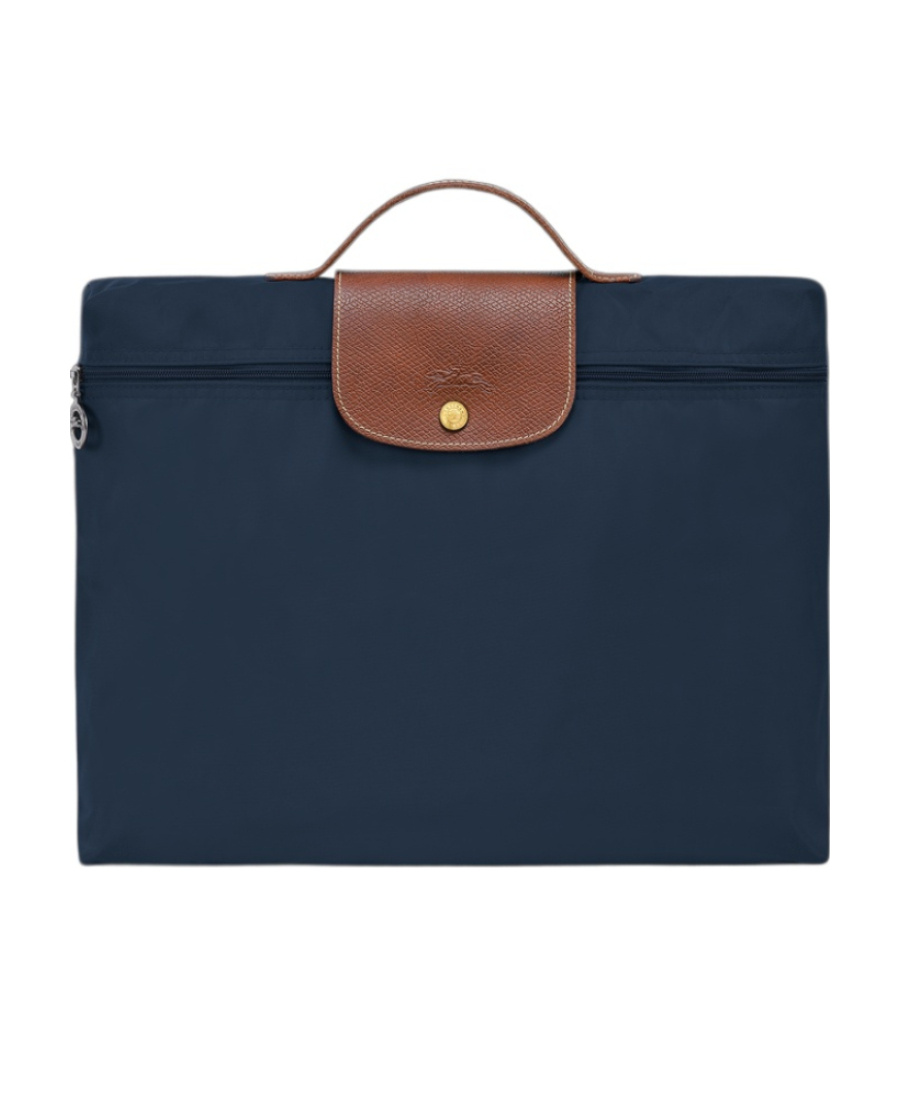 Longchamp Small Le Pliage Briefcase In Brown