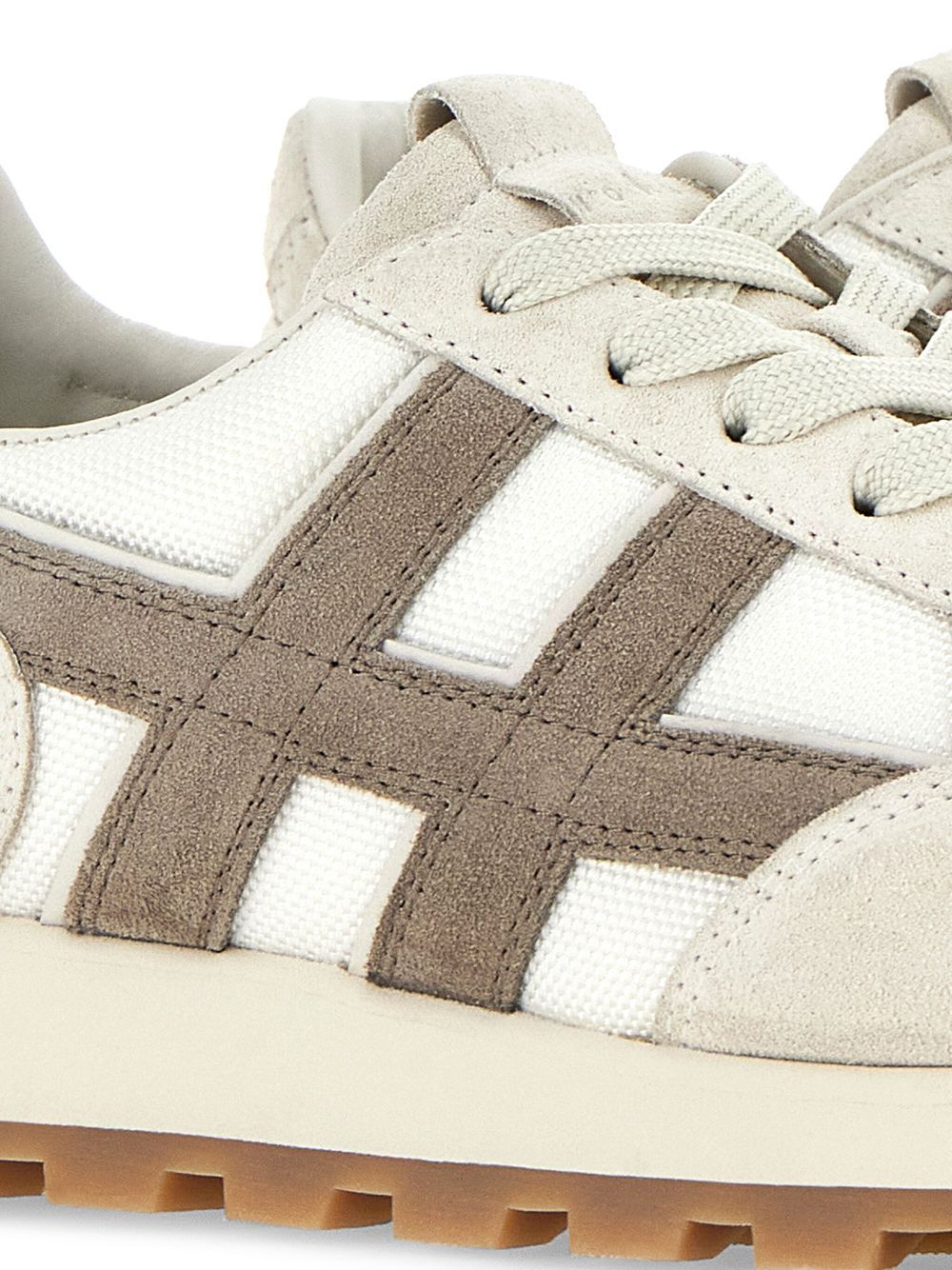 Hogan Men's 86er Suede And Mesh Sneakers In White