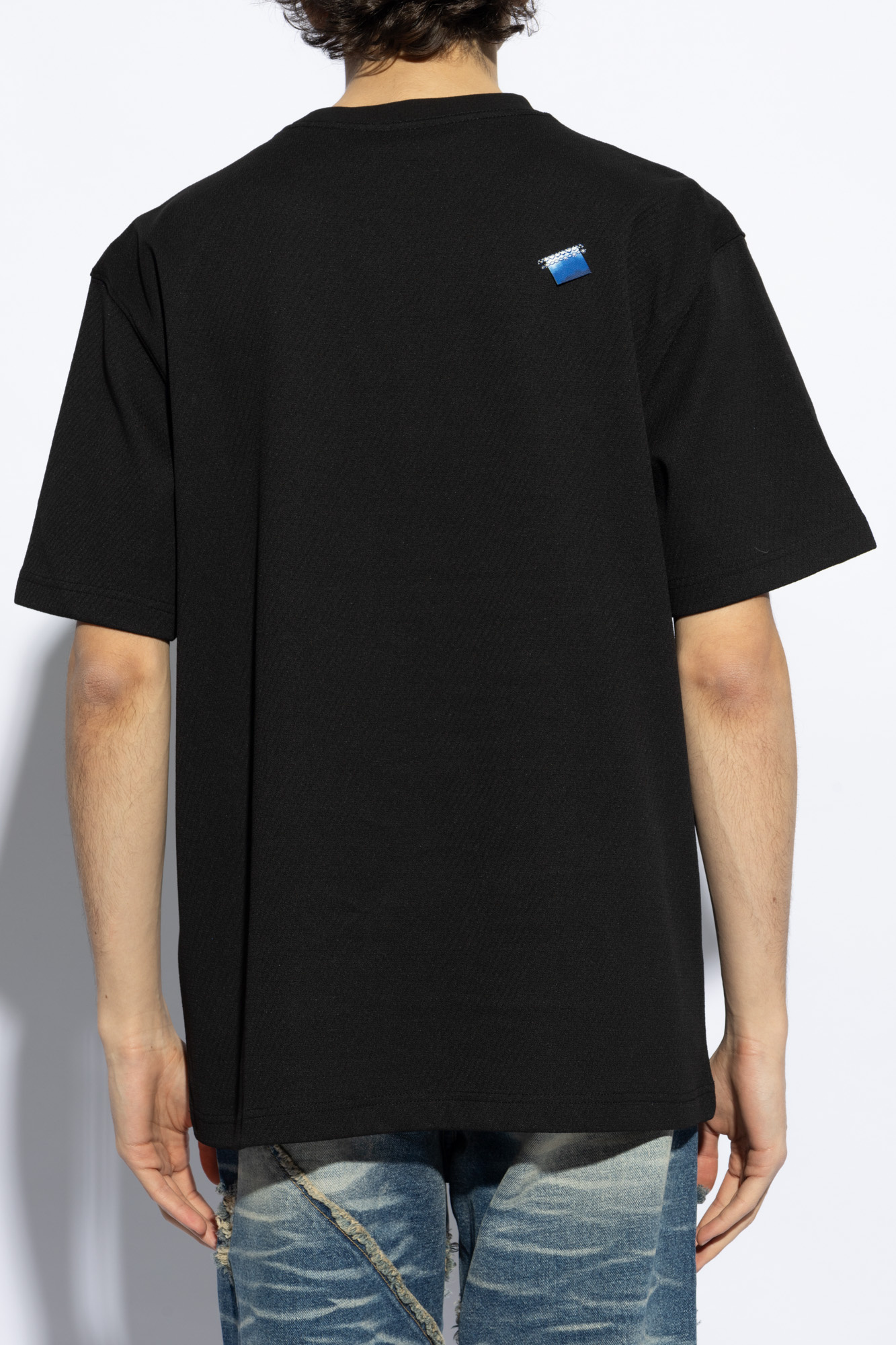 Ader Error Short-sleeved T-shirt In Black