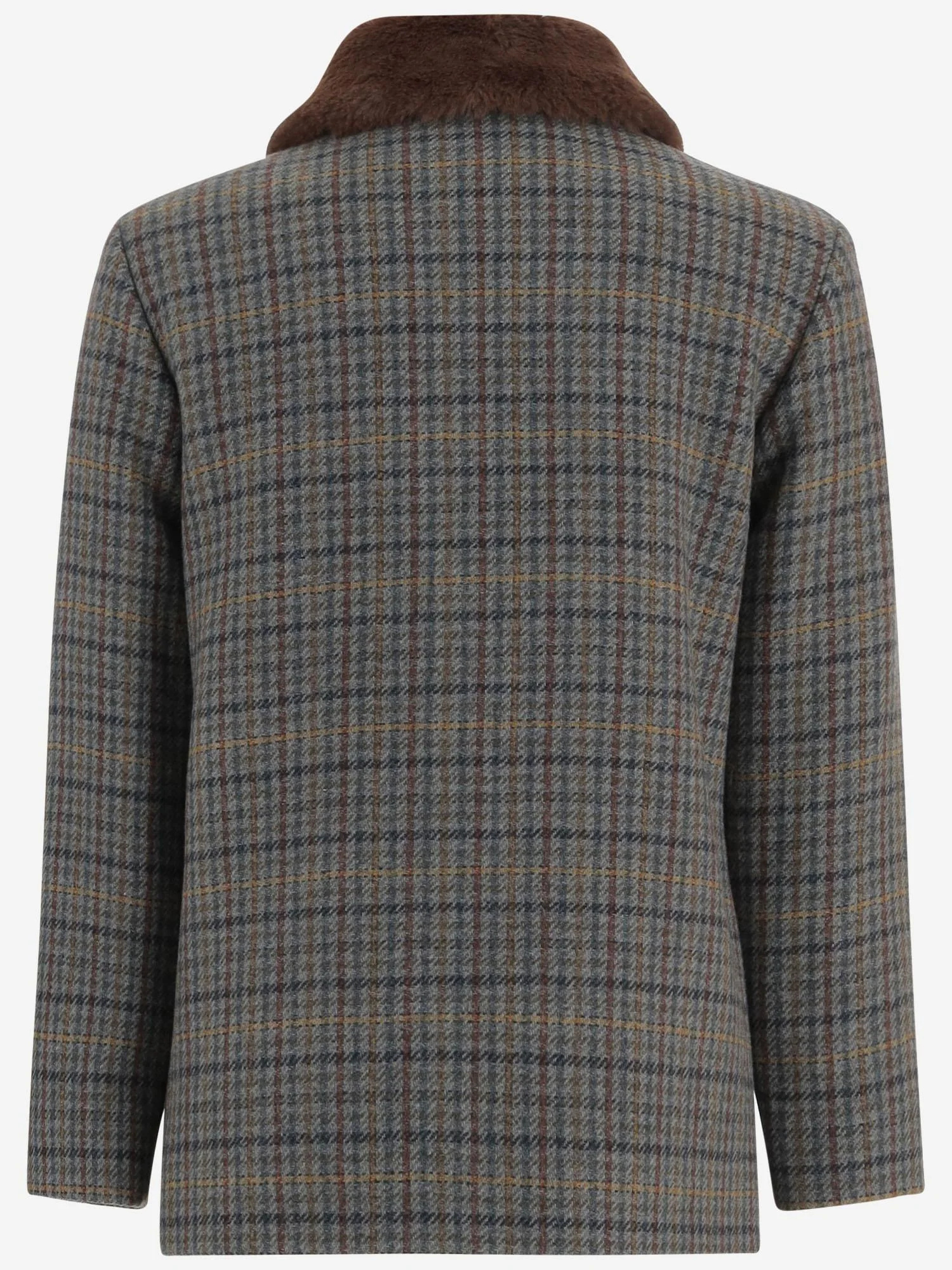 Bonpoint Lapel Long-sleeved Coat In Gray