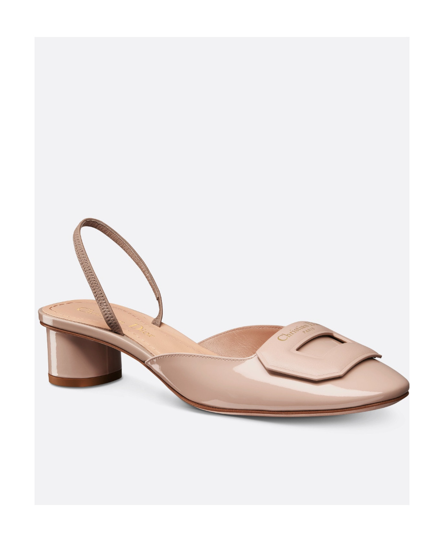 Shop Dior Day Slingback Flat In Pink