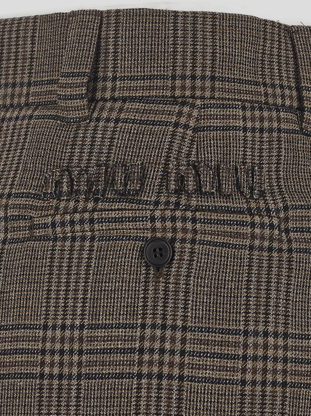 Miu Miu Plaid Skirt In Black