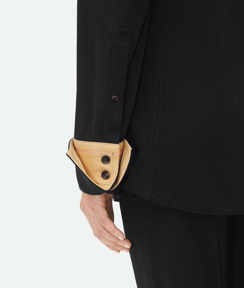 Bottega Veneta Women's Jersey Shirt In Black