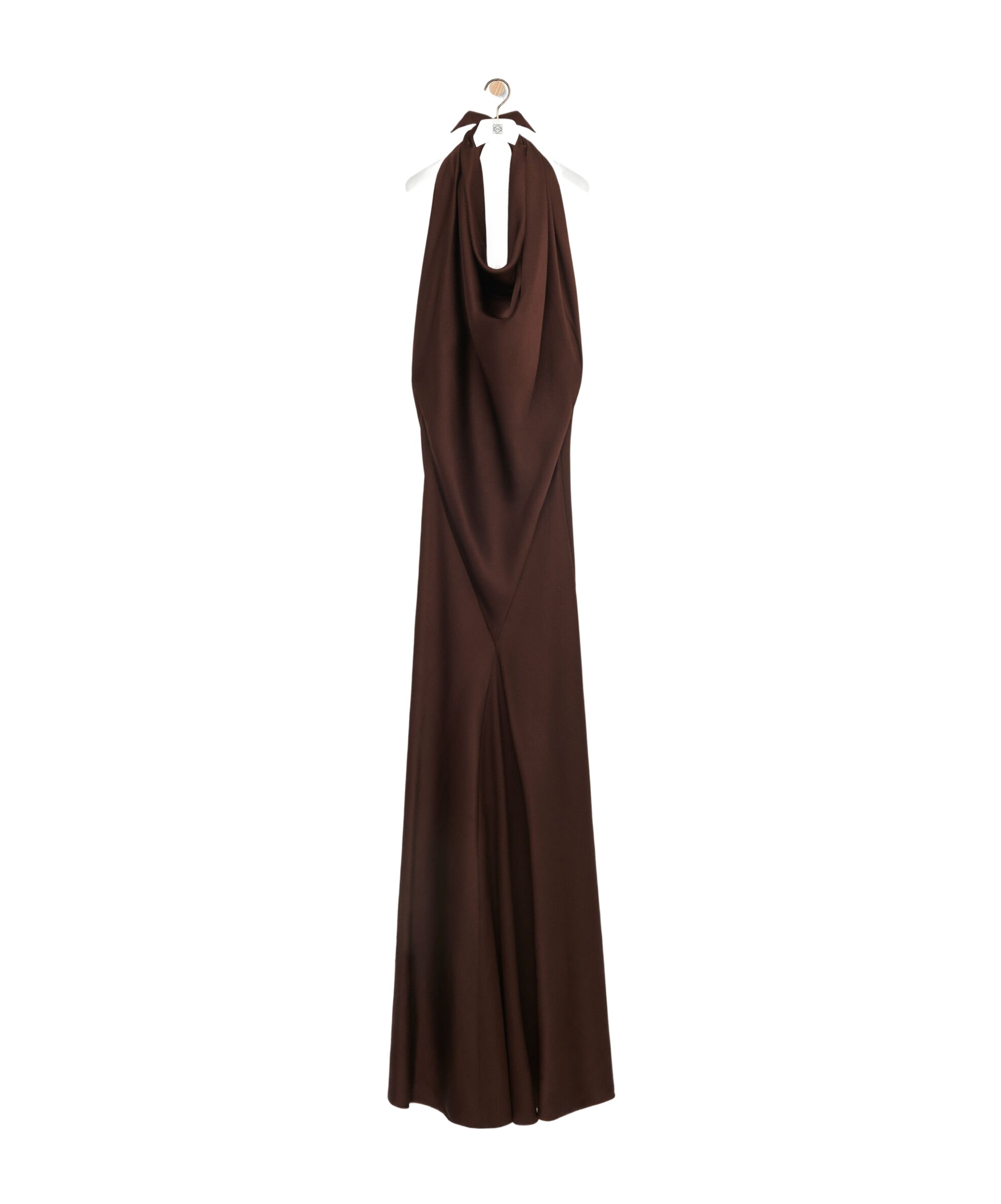 Loewe A Dress With A Knot And A Neck. In Black