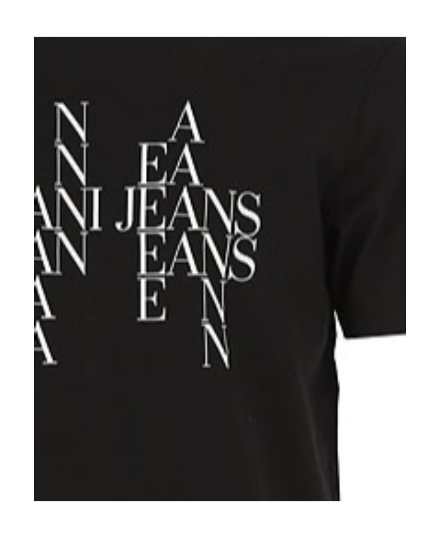 ARMANI JEANS LOGO PRINTED PATTERN T-SHIRT