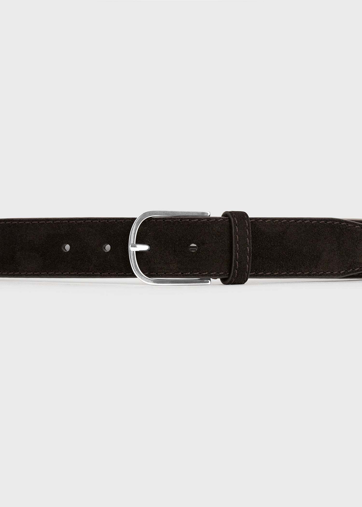 Totême Bold Trouser Belt Espresso In Black